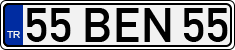 License plate of Turkey, Regular plates