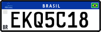 License plate of Brazil, Private owners (Mercosul)