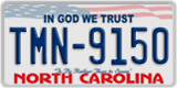 North Carolina, ABC-1234