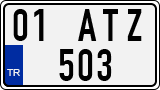 License plate of Turkey, Regular plates
