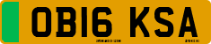 License plate of the United Kingdom, 2001 year system