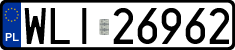 License plates of Poland, Regular car plates