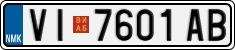 License plate of North Macedonia, Regular plates (2012)