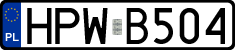 License plates of Poland, Authorities