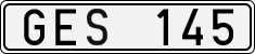 License plate of Sweden, Regular plates