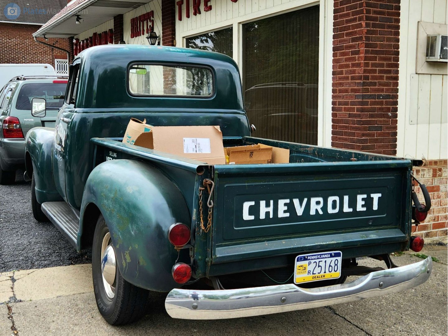 P/R 25168, Chevrolet Advance-Design 	Light-Duty 3000 Pickup and Chassis (A-body), 1947–1955