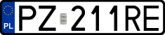 License plates of Poland, Regular car plates