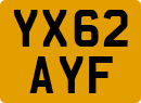 License plate of the United Kingdom, 2001 year system