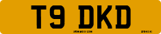 License plate of the United Kingdom, 1983 year system
