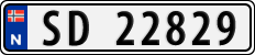 License plate of Norway, Cars