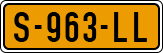 License plate of the Netherlands, Cars