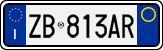 License plate of Italy, Cars (1994 year series)