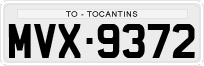License plate of Brazil, Private owners (1990)