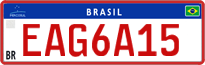 License plate of Brazil, Commercial vehicles (Mercosul)