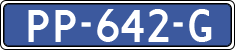 License plate of the Netherlands, Cars