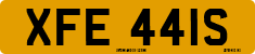 License plate of the United Kingdom, 1963 year system