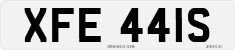 License plate of the United Kingdom, 1963 year system