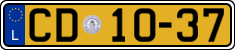 License plate of Luxembourg, Diplomatic