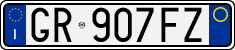 License plate of Italy, Cars (1994 year series)