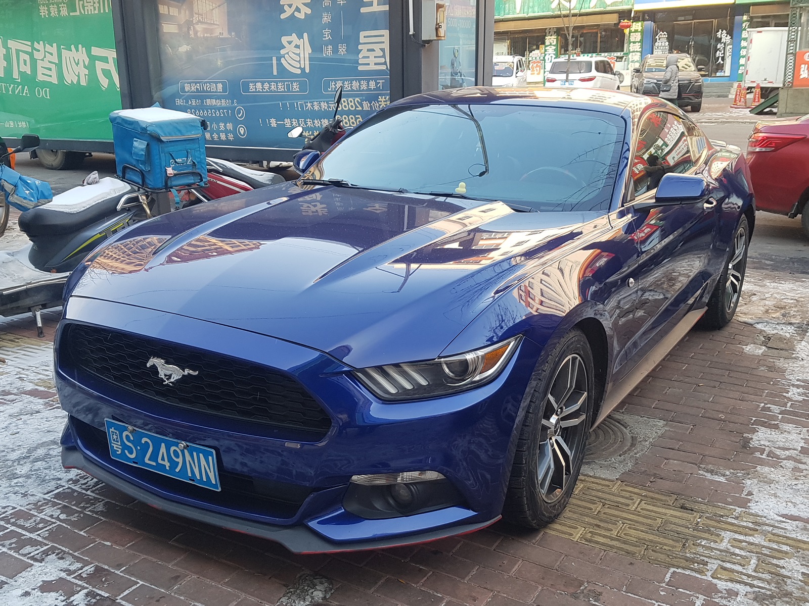 粤S·249NN, Ford Mustang 6th gen 2-door Coupé (S550), facelift, 2017–2023