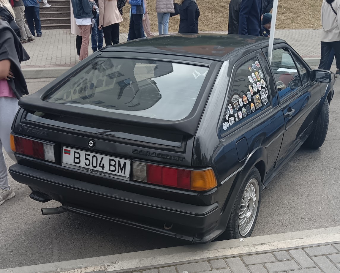 B 504 BM, Volkswagen Scirocco 2nd gen (Typ 53B), 1981–1992