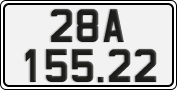 License plate of Vietnam, Cars
