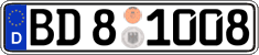 German license plate, Authorities and federal agencies