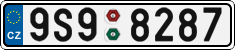 License plate of the Czech Republic, Cars (2001)