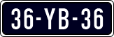 License plate of the Netherlands, Imported oldtimers (cars)