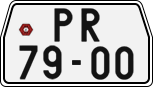 License plate of the Czech Republic, Motorcycles (1960)