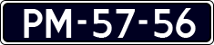 License plate of the Netherlands, Imported oldtimers (cars)