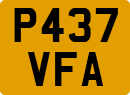 License plate of the United Kingdom, 1983 year system