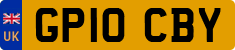 License plate of the United Kingdom, 2001 year system