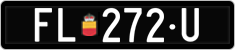 License plate of Liechtenstein, Dealer (with 