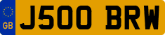 License plate of the United Kingdom, 1983 year system
