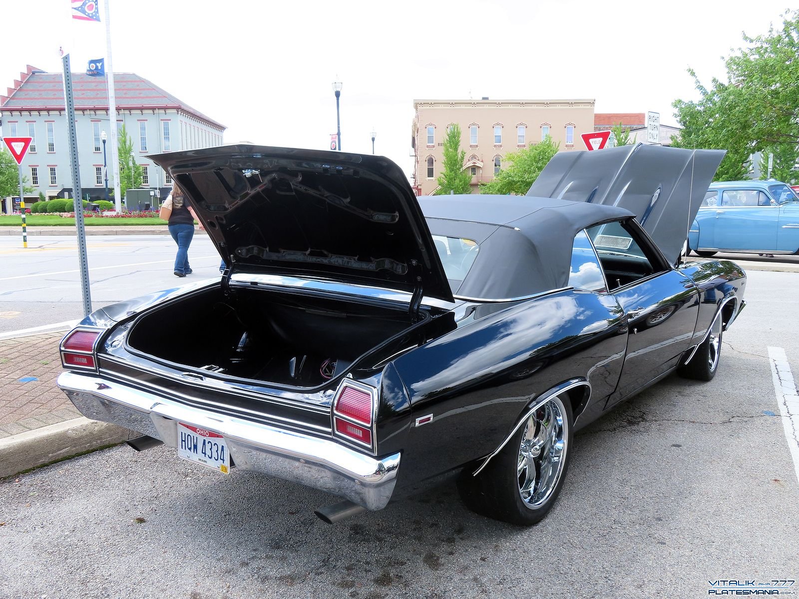 HQW 4334, Chevrolet Chevelle 2nd gen 1969 2-door Convertible (67; A-body), 1st facelift, 1968–1969