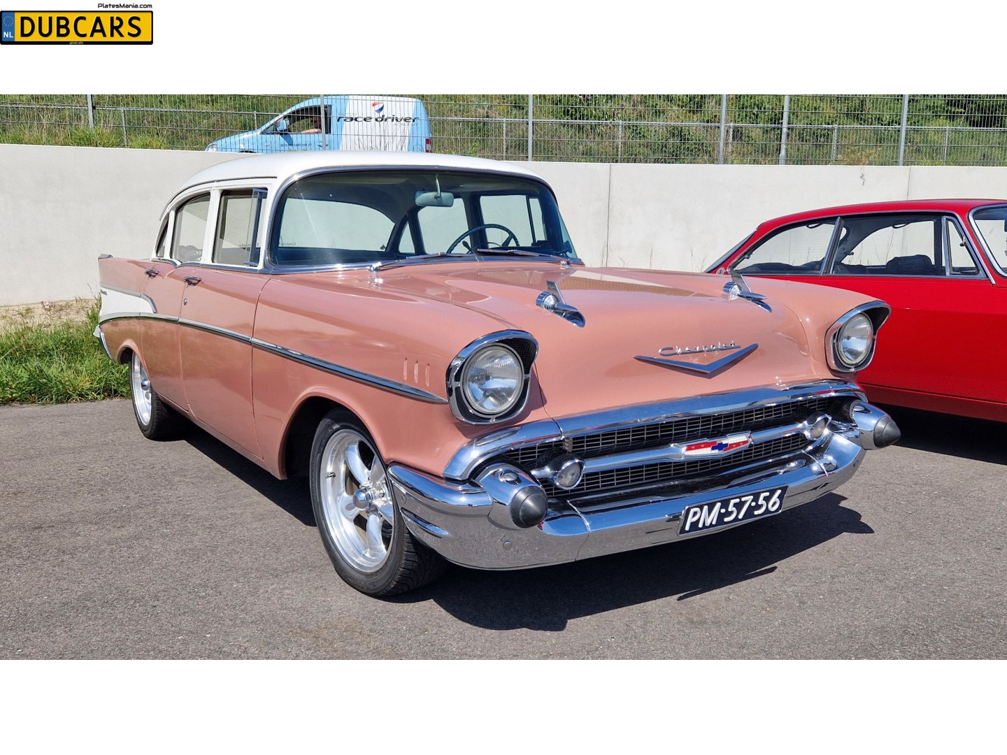 PM-57-56, Chevrolet 210 2nd gen 1957 4-door Sedan (2103-1019; A-body), 2nd facelift, 1956–1957