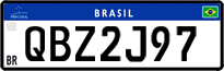 License plate of Brazil, Private owners (Mercosul)
