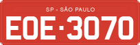 License plate of Brazil, Commercial vehicles (1990)