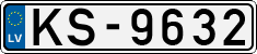 License plate of Latvia, Regular car plates