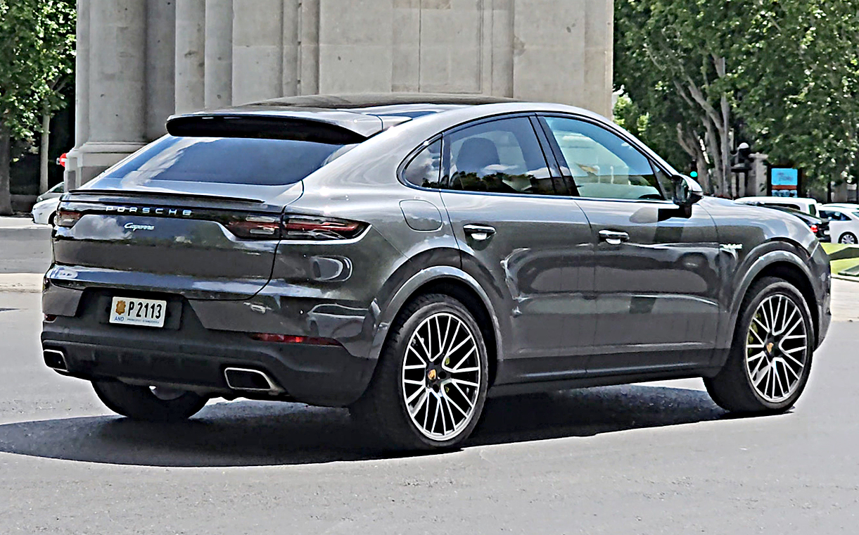 P 2113, Porsche Cayenne 3rd gen Coupé (PO536; 9Y3), 2019–2023
