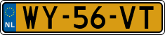 License plate of the Netherlands, Trailers