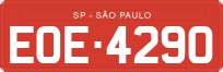 License plate of Brazil, Commercial vehicles (1990)