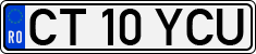 License plate of Romania, Regular plates