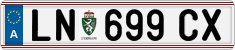 License plate of Austria, Regular plates