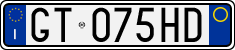License plate of Italy, Cars (1994 year series)