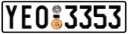 License plate of Greece, Cars