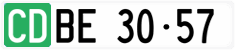 License plate of Switzerland, Diplomatic