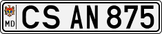License plate of Moldova, Cars (1992)
