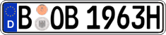 German license plate, Plates for oldtimers (type 